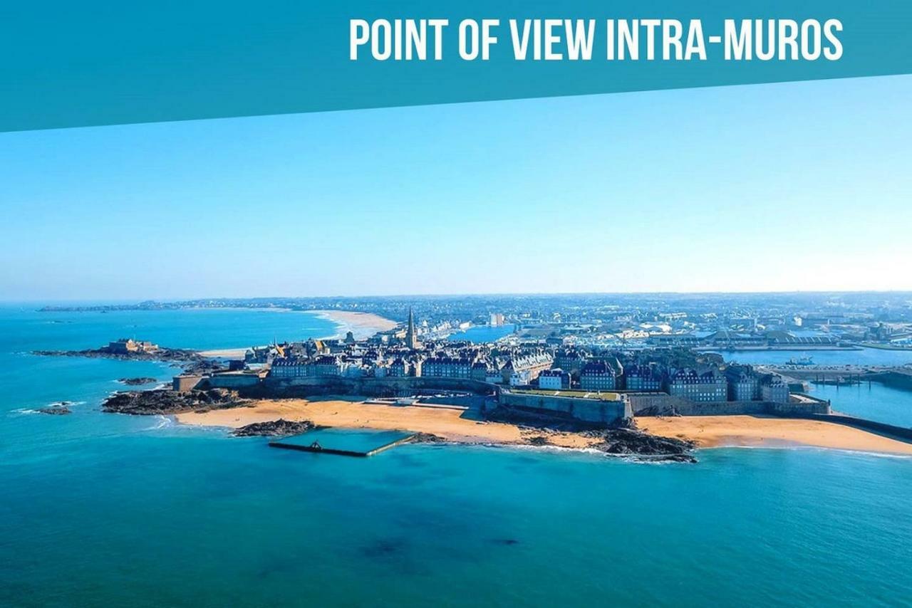 Logement Entier Saint Malo Vue Mer, Proche Ferry, Commerces Et Plage Solidor 50 M Zewnętrze zdjęcie